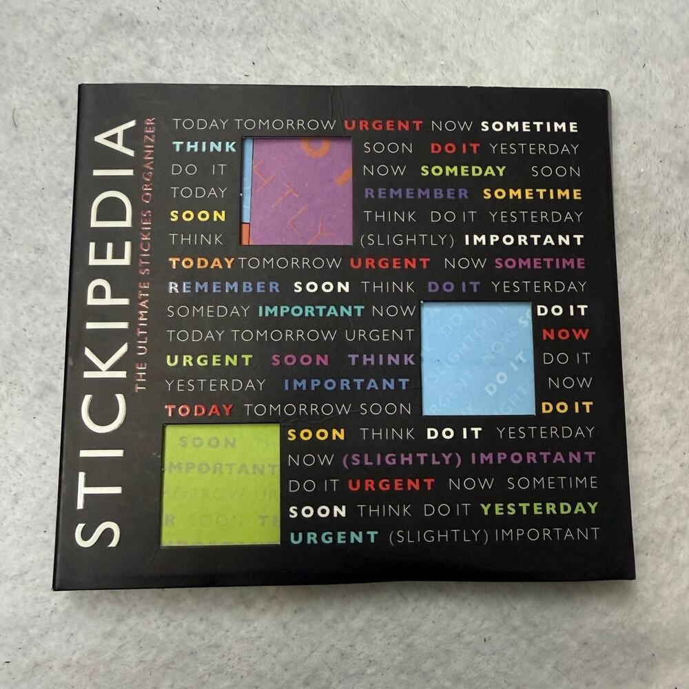 Stickipedia Ultimate Stickies Organizer Sticky Notes Gift Set